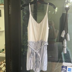 Striped romper